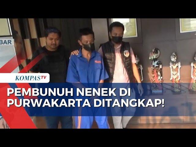 Pelaku Perampokan dan Pembunuhan Nenek di Purwakarta Ditangkap Polisi