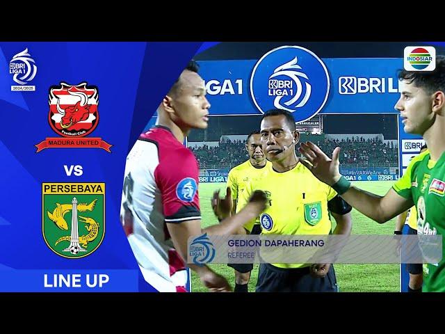 Madura United FC vs Persebaya Surabaya | Line Up & Kick Off BRI Liga 1 2024/25