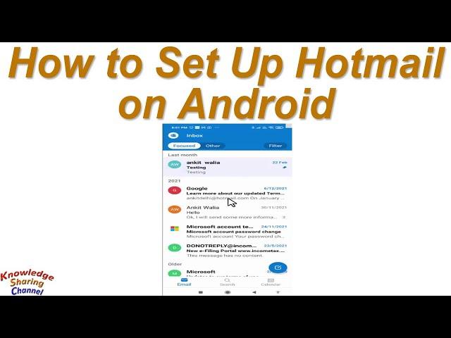 How to Set Up Hotmail on Android