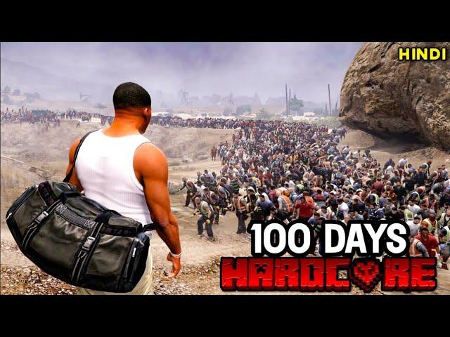 I Survived 100 Days In a ZOMBIE APOCALYPSE In GTA 5..