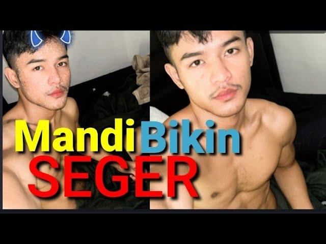 Mandi bareng Rezafikkk bikin seger‼️