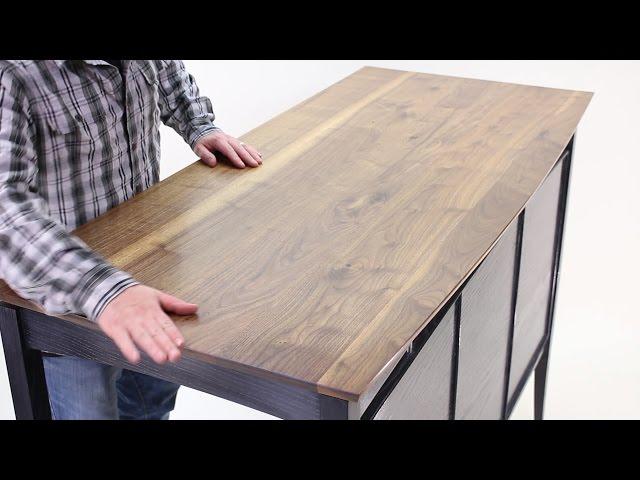 Wood Finishing How-To: Hand-Rubbed Tung Oil Varnish on Walnut