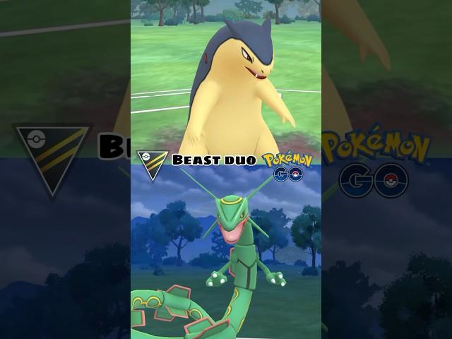 Typhlosion  Rayquaza  Beast Duo  in Ultra League GBL PvP  #pokemongo #pokemon #gbl