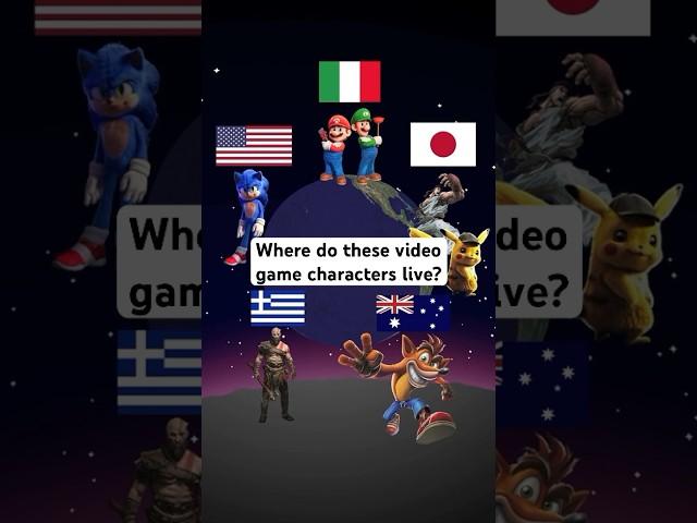 Do you know where these video game characters live? #sonic #mario