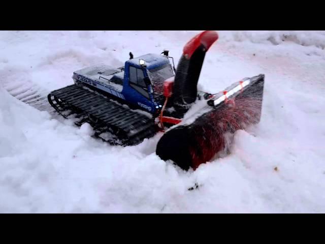 3D Printed RC Snow Blower New Auger!