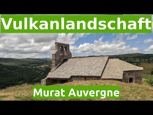 Campingplatz Murat in der Auvergne. Sommerreise Zentralmassiv Frankreich