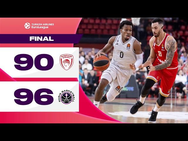 Paris KEEPS ROLLING | Olyimpiacos - Paris Basketball | BASKETBALL HIGHLIGHTS R14 2024-25