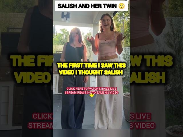 Salish Matter and her twin  #nalish #shorts #twins #trending #trend #cute #shortsfeed #tiktok #fyp