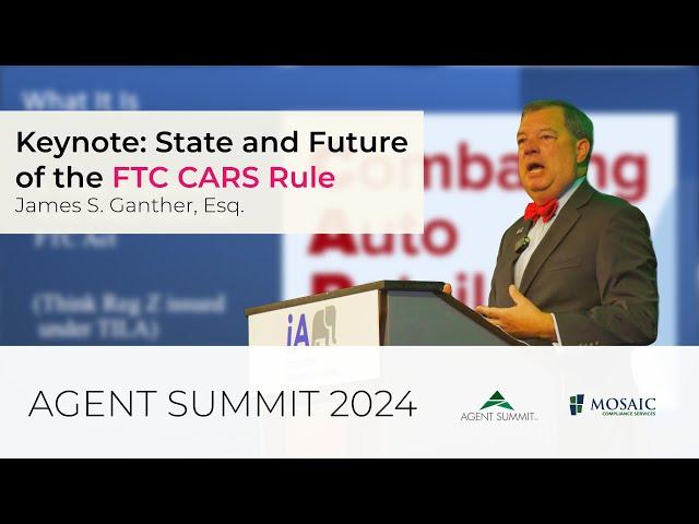 FTC CARS Rule [Full Keynote] "The State and Future of the FTC CARS Rule"