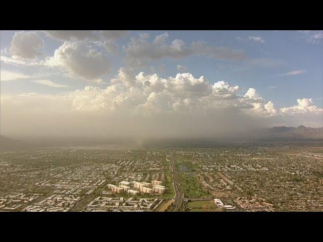 Watching dust blow through south Scottsdale