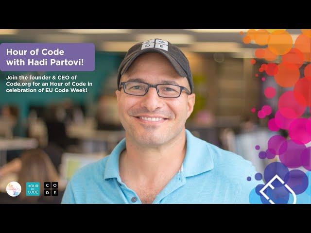 Hour of Code with Hadi Partovi for EU Code Week