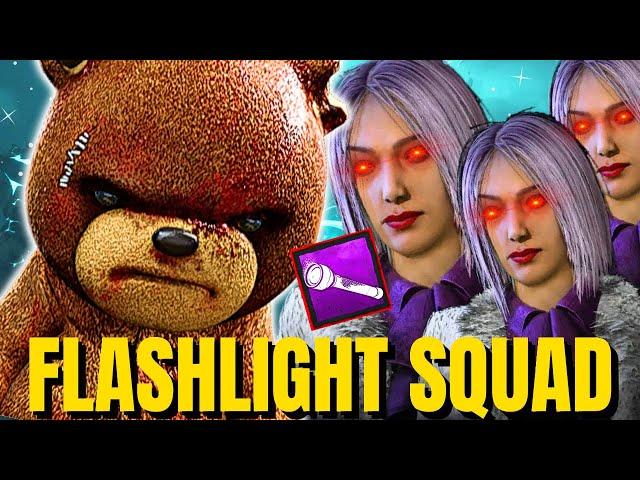 Naughty Bear Makes A Flashlight Squad Suffer In The Void | Dead By Daylight