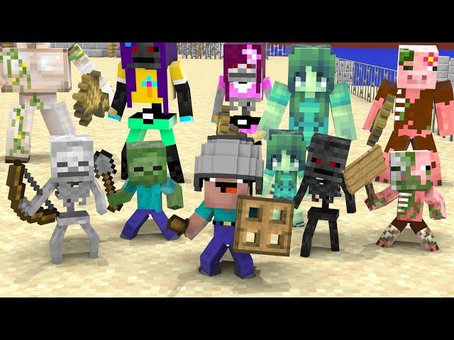 Baby Noob Become a Hero - Minecraft Animation