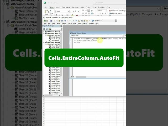 This Excel Trick Will Save You HOURS ⏱ | VBA Autofit Hack!