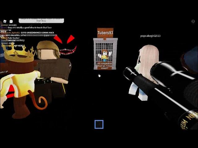 Roblox unseenBones "hacker" game