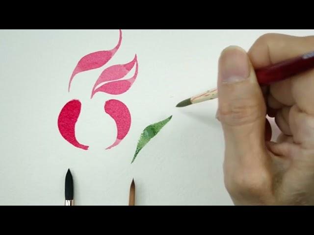 How to Paint Florals with the Princeton Watercolor Floral Brush Set