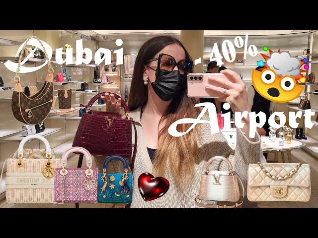 OMG!! - 40% OFF!!  DUBAI AIRPORT LUXURY SHOPPING VLOG 2022 - CHANEL, Louis Vuitton, Dior & BVLGARI