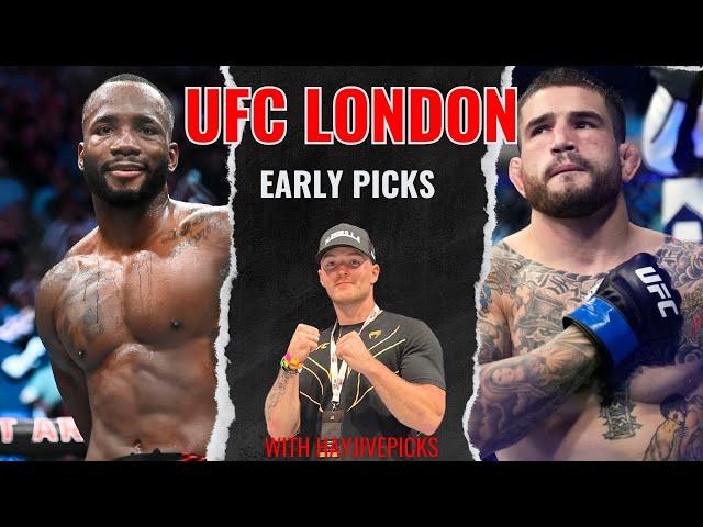 UFC London Edwards vs. Brady Full Card EARLY PICKS