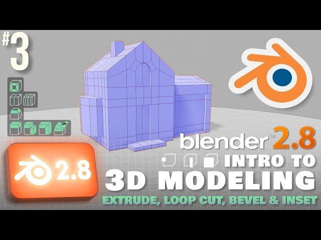 Blender 2.8: Intro to 3D Modeling #b3d