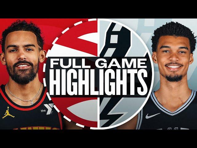 HAWKS at SPURS | FULL GAME HIGHLIGHTS | December 19, 2024