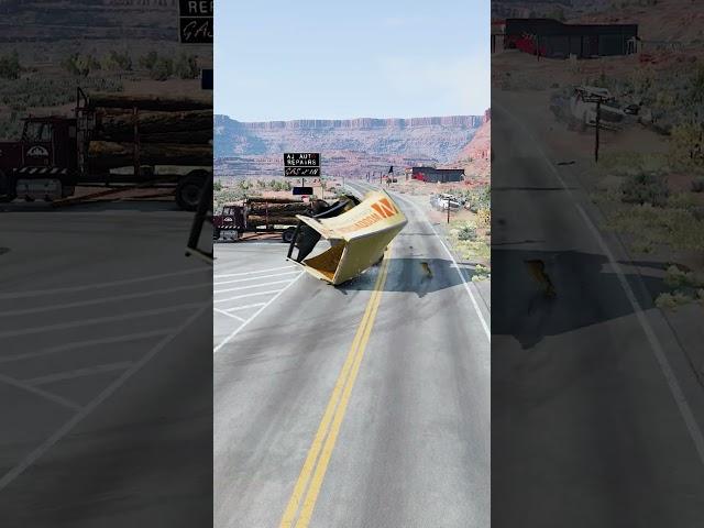 Realistic Highway Car Crashes