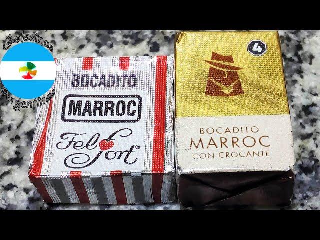 Marroc FelFort Clásico y Cachafaz con Crocante bocaditos de Chocolate y Maní