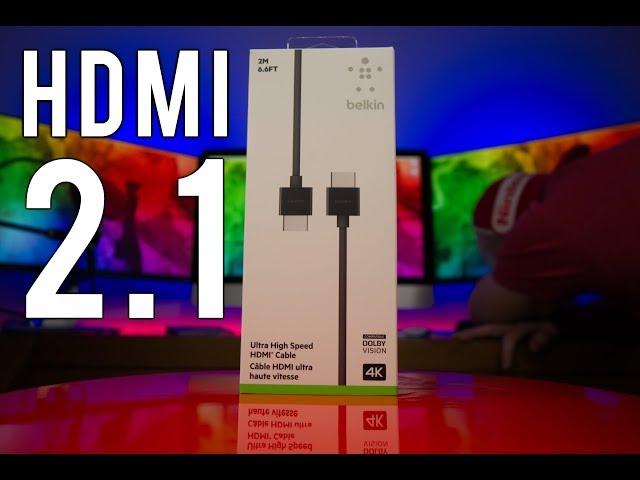 HDMI 2.1 Hands on -- The World's First Ultra High Speed 48 Gbps 4K HDR HDMI Cable