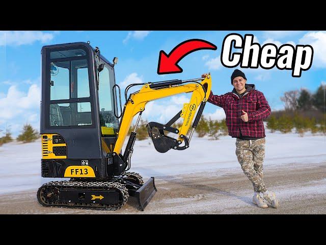 Temu Mini Excavator Testing