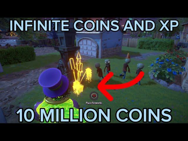 PvZ GW2: INFINITE COINS AND XP GLITCH 10 MILLION COINS A DAY (NEW METHOD)