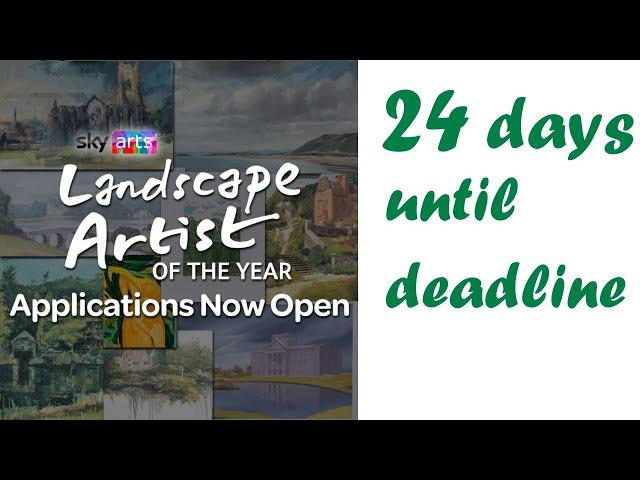 Sky Arts Landscape Artist of the Year - I'm entering - episode 2