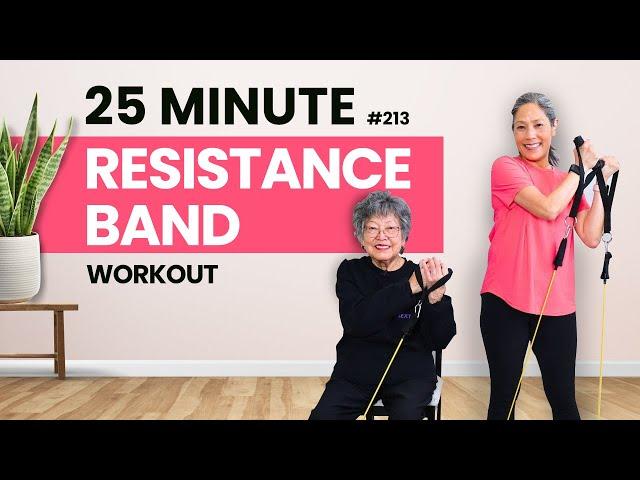 Exercise for Seniors to Lower Blood Sugar: Resistance Band Workout