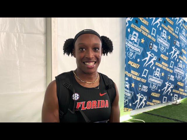 Florida's Grace Stark Talks Confidence and Consistency After Qualifying for NCAA 100mH Finals