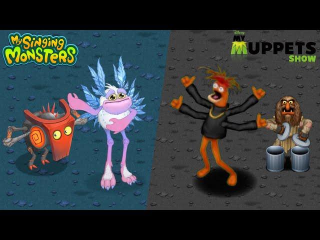 Whajje, Tympa and Pepe, Sweetums | My Singing Monsters and My Muppets Show