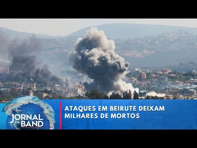 Quase 2 mil pessoas morreram desde o começo dos ataques israelenses no Líbano | Jornal da Band