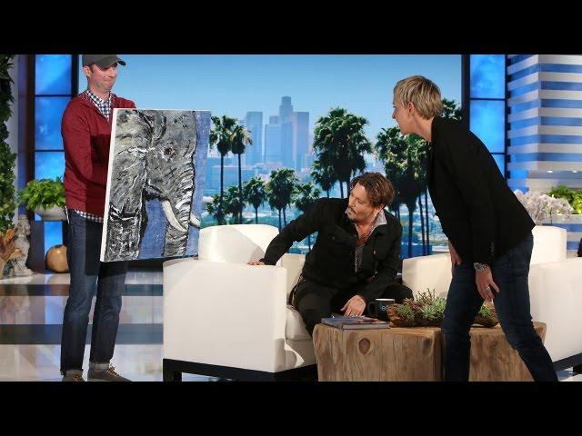 Johnny Depp's Beautiful Gift for Ellen