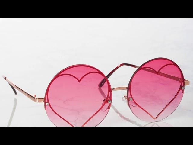 Wholesale Novelty Sunglasses Hearts Stars Funky Fun Party Sunglasses Apparel Candy