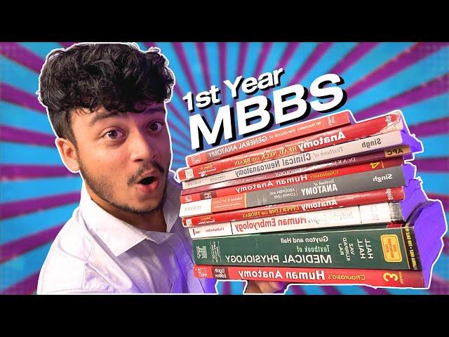 Books to buy in 1st Year MBBS | First Year MBBS Guide by Raj Bhosle