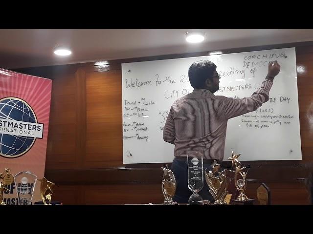 LEVEL 2 SPEECH 1 " WHAT IS MY STYLE? " BY TM ANUTOSH GHOSH