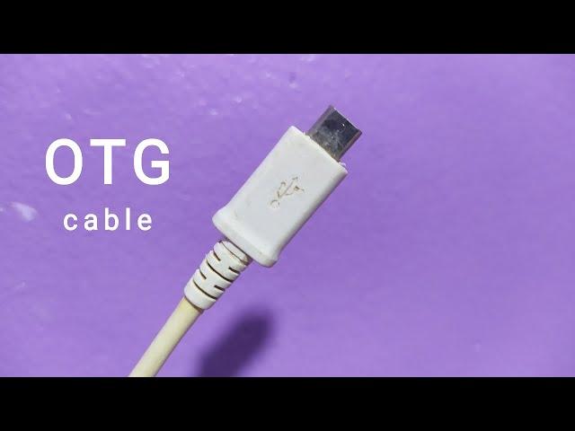 How to make a simple OTG cable without soldering iron