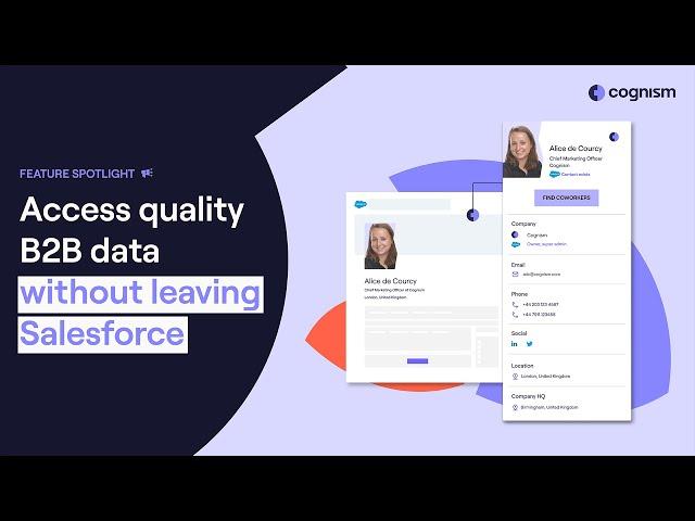 Cognism | Enrich Salesforce Records with Cognism Chrome Extension