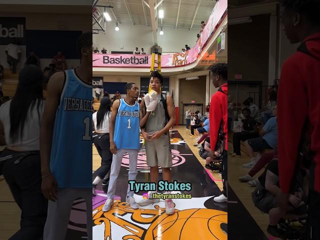 Tyran Stokes & more high school hoopers give their NBA comparison 🪞 #tyranstokes