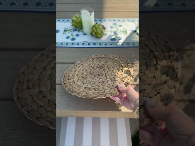 Amazon outdoor tablescape! ️Links are in my Storefront! #hosting #amazonhome #summer