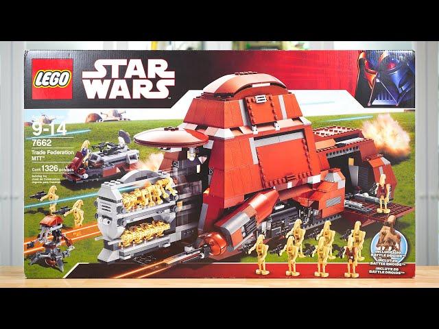 LEGO Star Wars 7662 TRADE FEDERATION MTT Review! (2007)