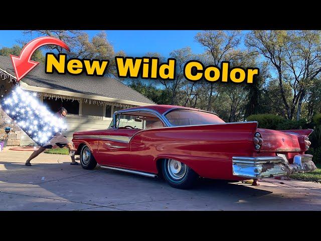 HOW TO WRAP ANY CLASSIC CAR | Trying Out Crazy New Colors On My 1957 Ford Fairlane