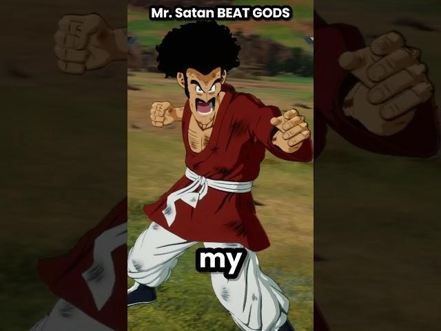 MR. SATAN IS STRONG THEN GODS! In DRAGON BALL SPARKING! Zero… #shorts #sparkingzero