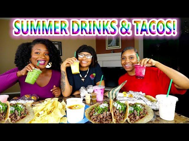 STARBUCKS NEW SUMMER DRINKS! TORCHY'S TACOS MUKBANG! + AMIA WANTS TO ADDRESS COMMENTS!