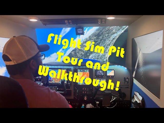 Home Cockpit Flight Simulator - Tour and Walkthrough - P3Dv5 - XPlane12 - MS2020