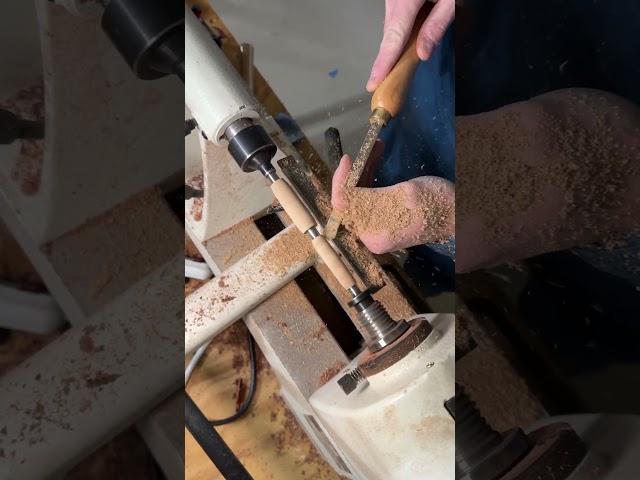 Turning the Curly Ambrosia Maple Slimline Pen #woodworking #woodturning #lathe