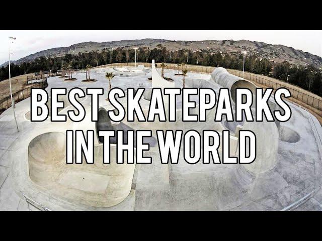 10 BIGGEST Skateparks In The WORLD! (US, UK, Canada, Australia, China)