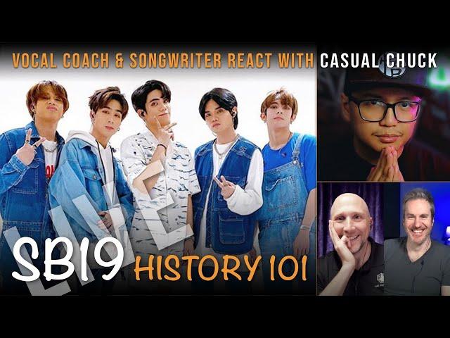 SB19 History + Tilaluha, Hanggang sa Huli & WYAT Reaction | Vocal Coach, Songwriter & Cashual Chuck